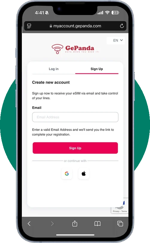 GePanda eSim application